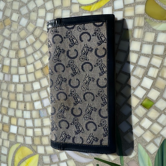 CELINE Vintage Long Wallet in Navy Project - Picture 8 of 11